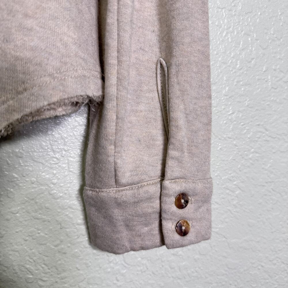 Bleusalt Shirt Womens 1 Small Button Front Collared Pocket Lounge Soft Modal - Picture 8 of 11